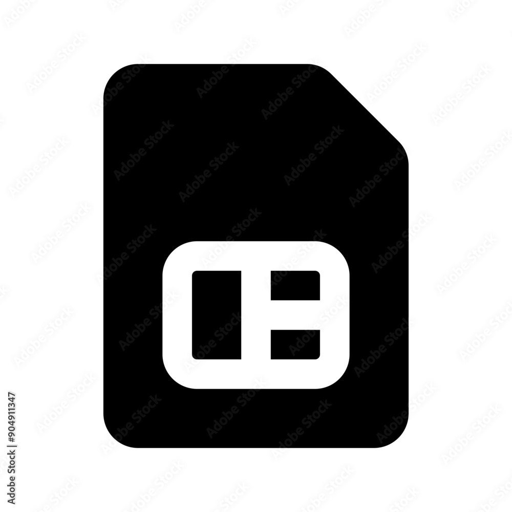 sim glyph icon sim glyph icon