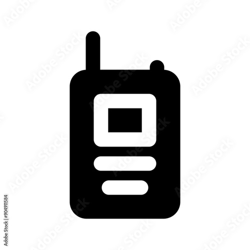 walkie talkie glyph icon