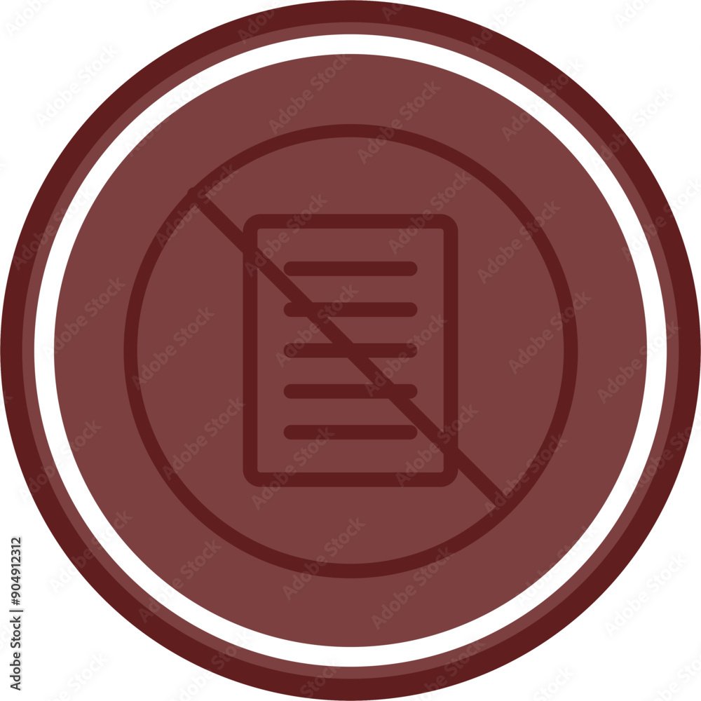 Paperless Vector Line Double Circle Maroon Paperless Vector Line Double Circle Maroon