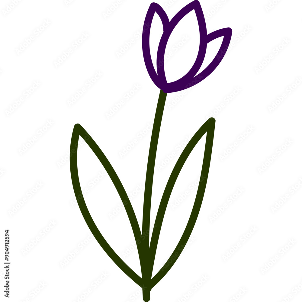 Obraz premium Hand Drawn Flower