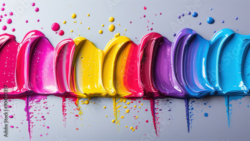 Multicolored Abstract Canvas