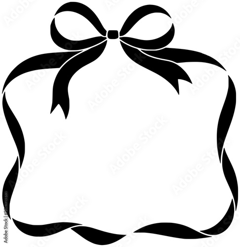 ribbon illustration bow silhouette vector logo holiday icon gift outline satin decoration celebration birthday silk tie elegant accessory fashion shape decorative knot tied for vector graphic