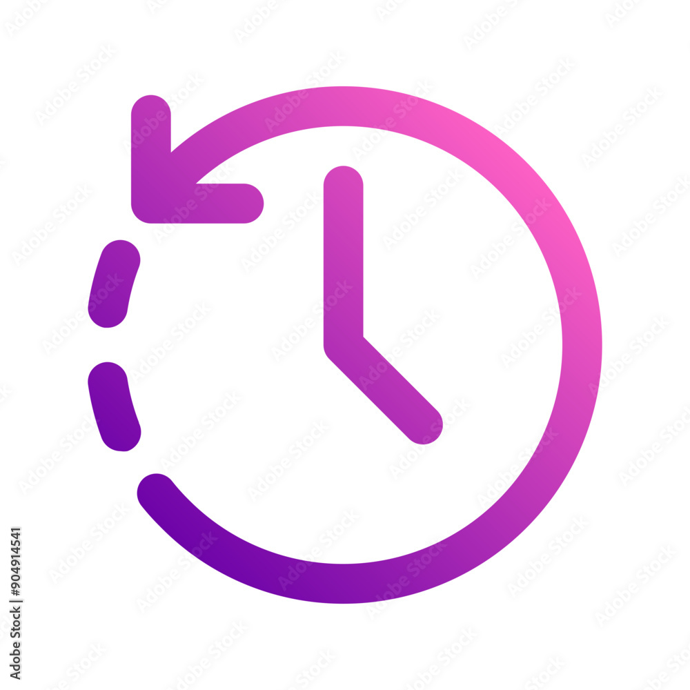 history gradient icon history gradient icon