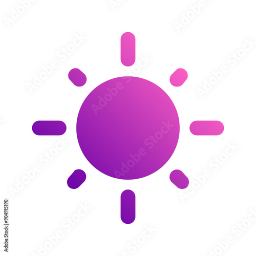 sun gradient icon