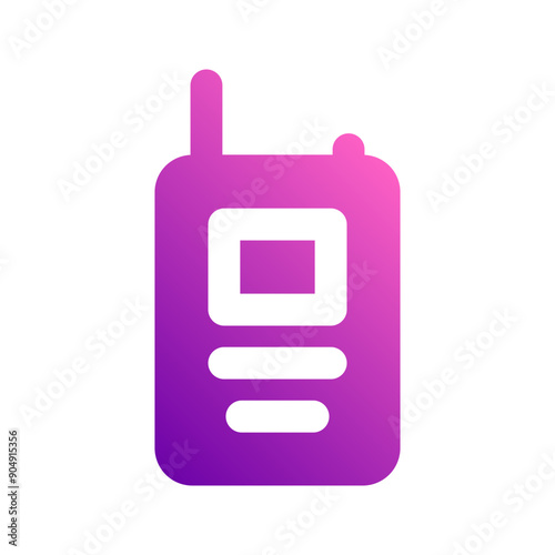 walkie talkie gradient icon