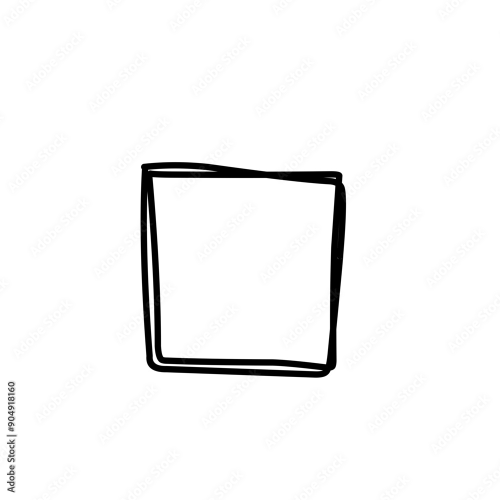 handdrawn rectangle doodle handdrawn rectangle doodle