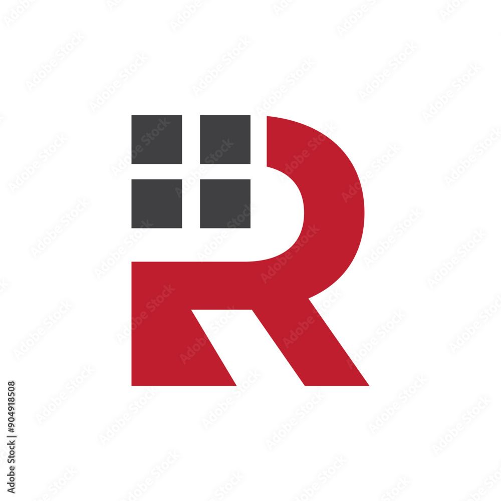 Fototapeta premium Realestate property with initial