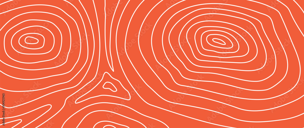 Salmon fillet pattern texture background vector. Abstract salmon meat on orange background with stripes salmon line art. Design illustration for Japanese Restaurant, website, banner, packaging. Salmon fillet pattern texture background vector. Abstract salmon meat on orange background with stripes salmon line art. Design illustration for Japanese Restaurant, website, banner, packaging.