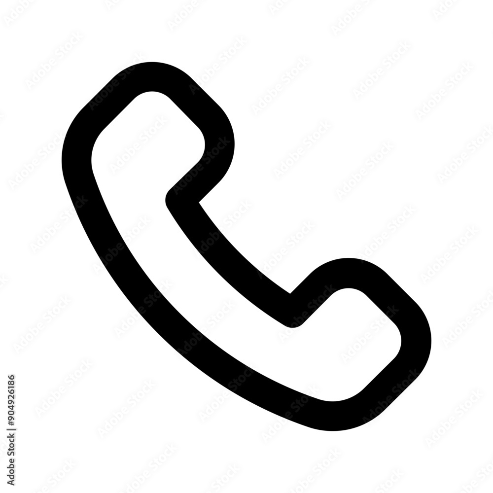 phone call line icon phone call line icon