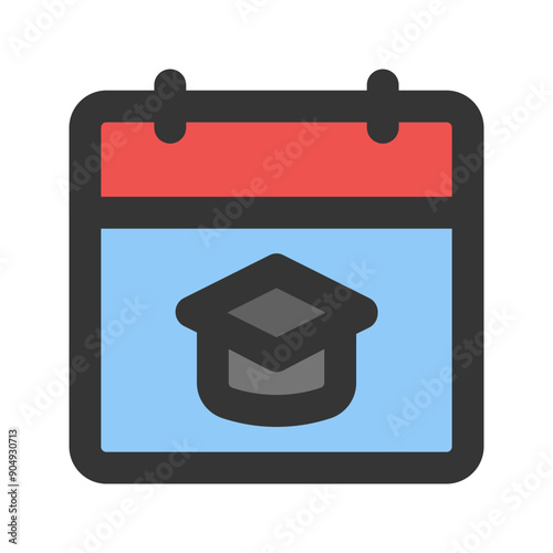 Free Download graduation line color icon - GFXLoad