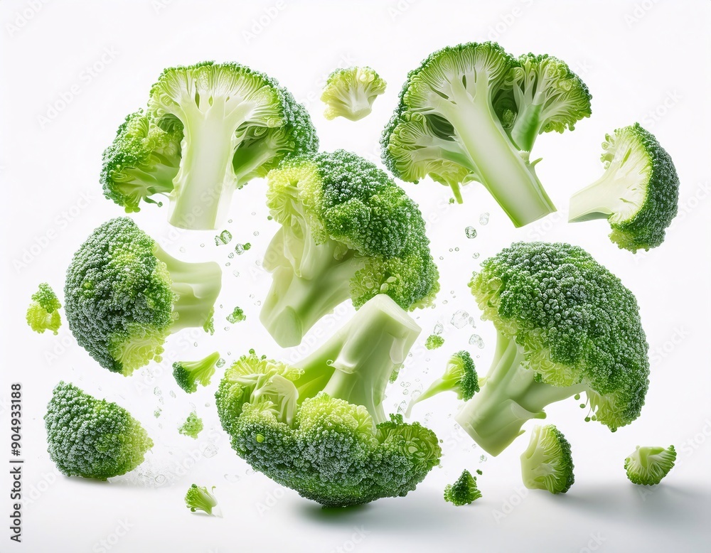 featuring vegetable broccoli with a transparent background, generative ai featuring vegetable broccoli with a transparent background, generative ai