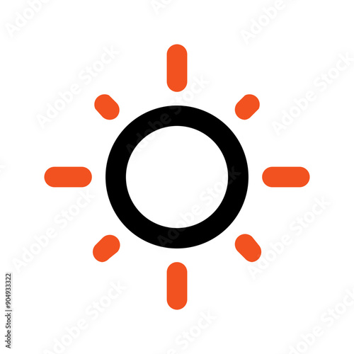 sun line color icon