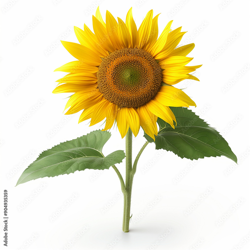 sunflower isolated on white background sunflower isolated on white background