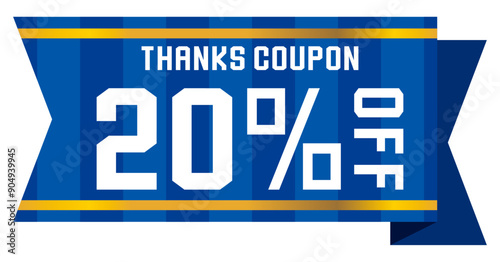 リボンをイメージしたポップなクーポンチケット