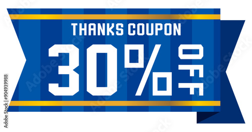 リボンをイメージしたポップなクーポンチケット