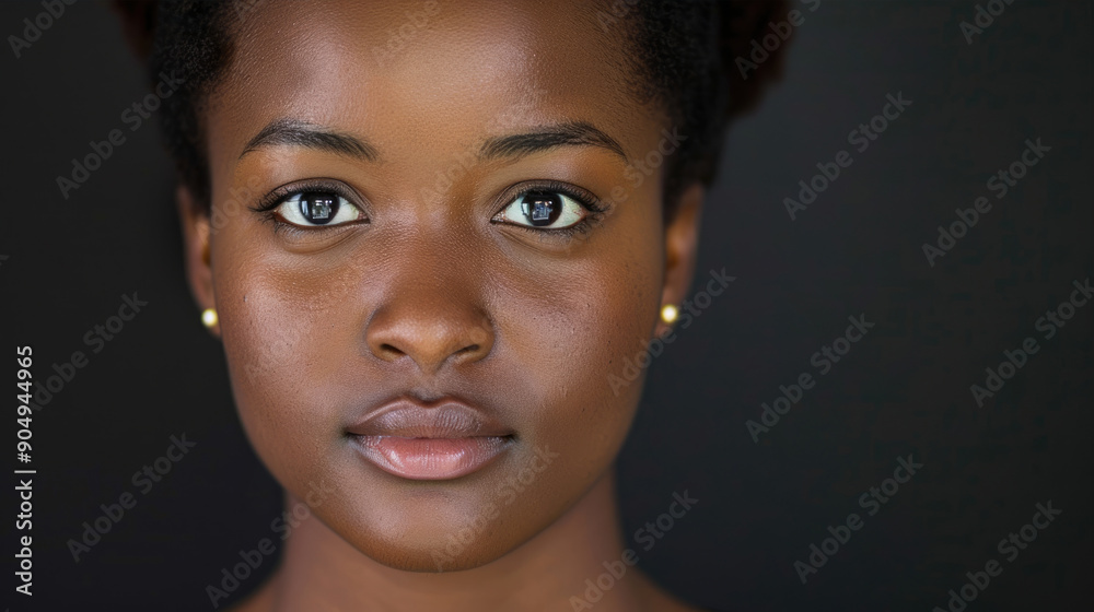 Portraits of Ebony Women with Diverse Expressions Portraits of Ebony Women with Diverse Expressions