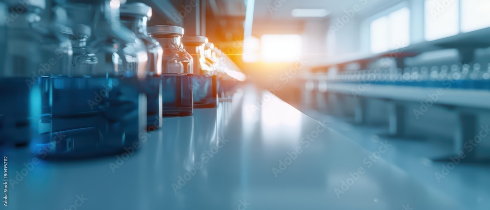 A splash of innovation in a research lab A splash of innovation in a research lab