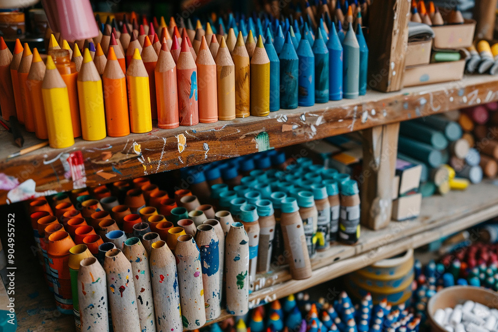 unlimited buffet of crayons, tubes of paint at school unlimited buffet of crayons, tubes of paint at school