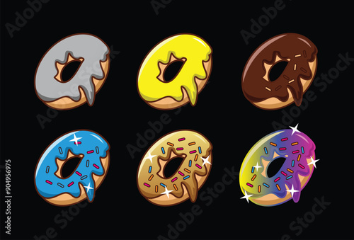 Donuts sub badges twitch sub badges food.eps