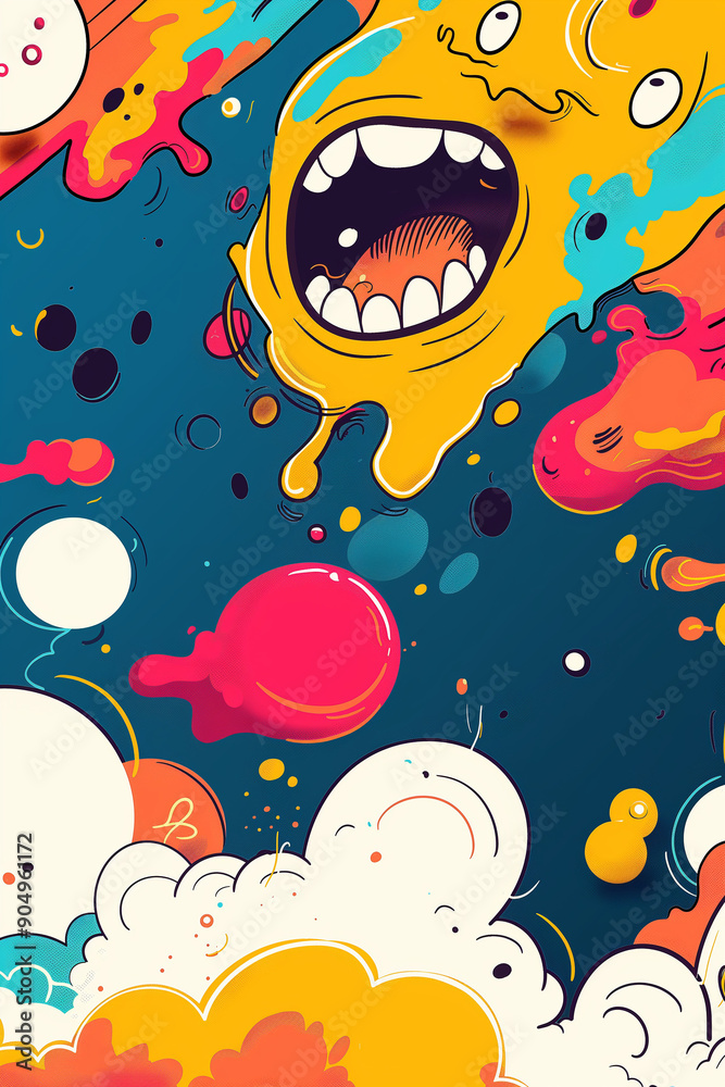 seamless pattern with monsters seamless pattern with monsters