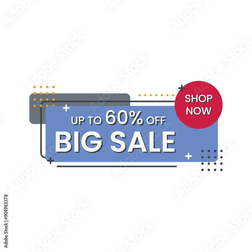 There is a big sale for all shopping lovers shows on a marketing banner