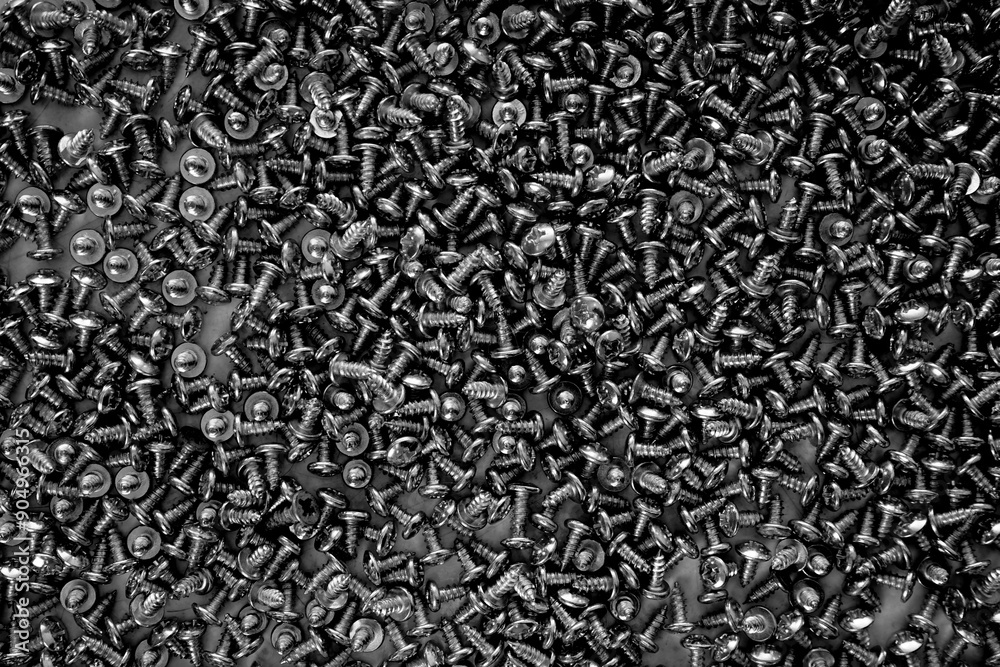 Screws Background texture look full Screws Background texture look full