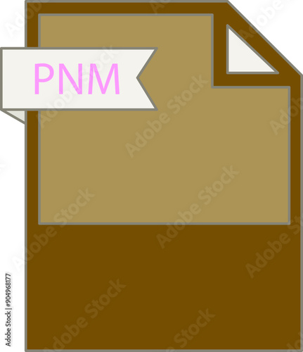 PNM File format icon minimal