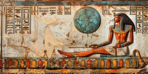 Ancient Egyptian Wall Painting