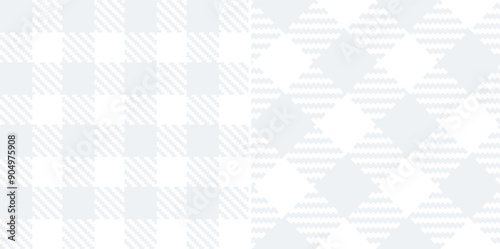 Vector checkered pattern. Tartan, textured seamless twill for flannel shirts, duvet covers, other autumn winter textile mills. Vector Format
