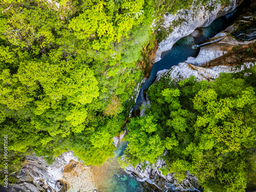 Crosis Falls. A journey between nature and engineering. Friuli to discover. photo