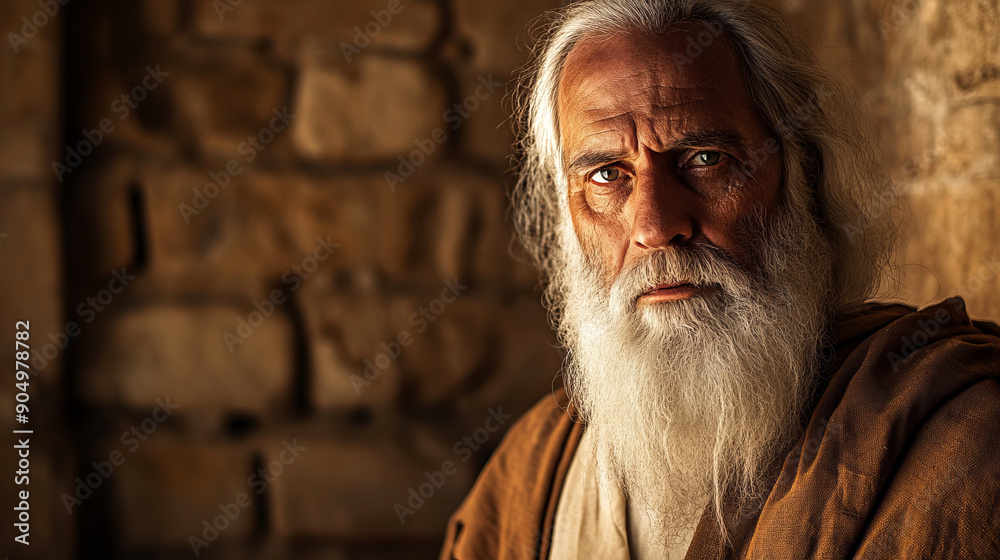 Obraz premium portrait of a person with a beard 