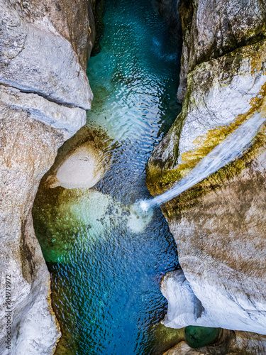 Crosis Falls. A journey between nature and engineering. Friuli to discover. photo