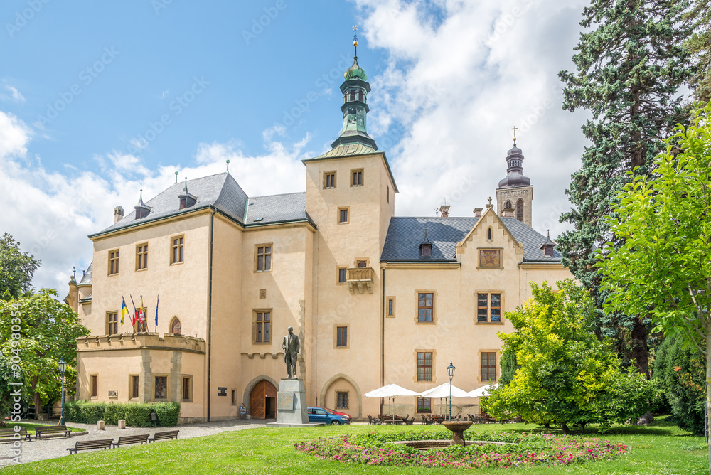 View at the Vlasky dvor museum in the streets of Kutna Hora in Czech Republic View at the Vlasky dvor museum in the streets of Kutna Hora in Czech Republic