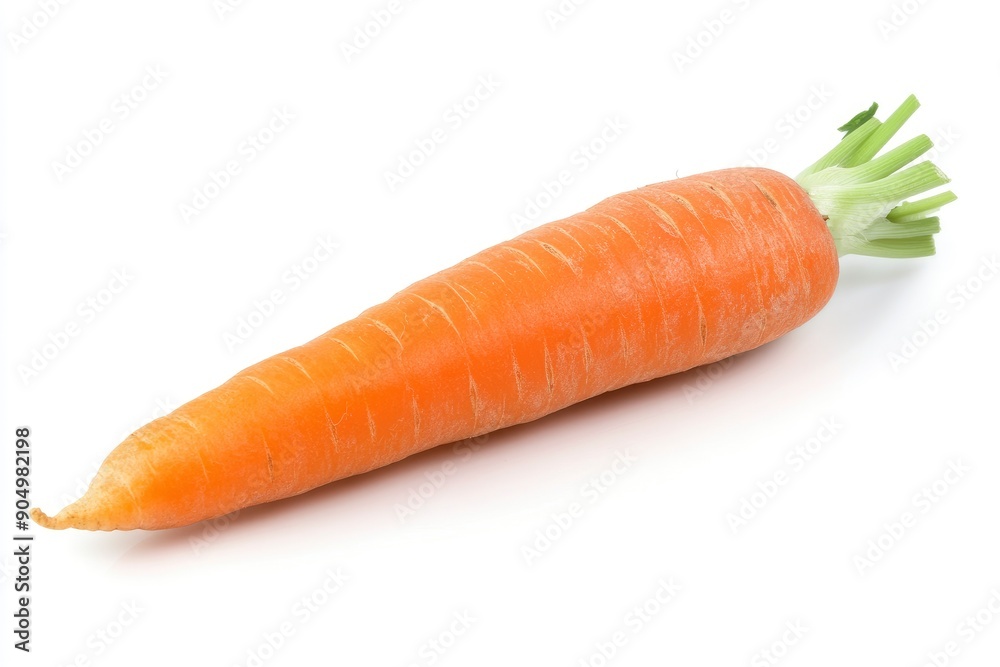carrot isolated on white background, full depth of field, ai carrot isolated on white background, full depth of field, ai