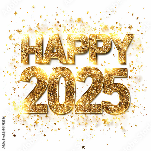 2025 happy new year background, banner