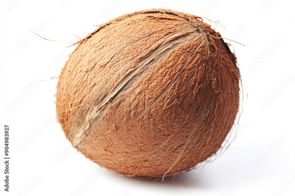 coconut, isolated on white background, full depth of field, ai coconut, isolated on white background, full depth of field, ai