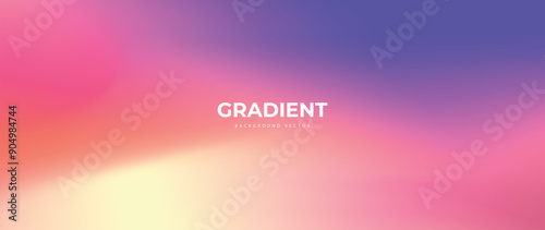 Abstract Vibrant gradient mesh background vector. Saturated Colors blurred fluid texture for Modern template for posters, ad banners, brochures, flyers, covers, websites. photo