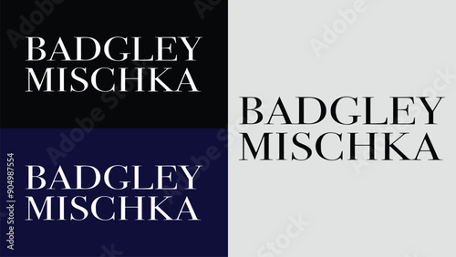 Badgley Mischka with different colors with fully editable and high quality file