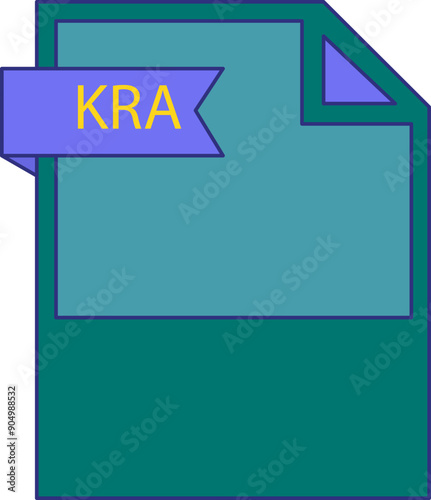 KRA File format icon minimal