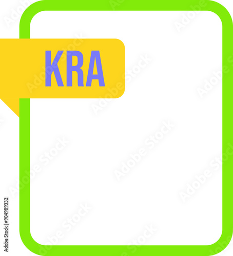 KRA File rectangular icon