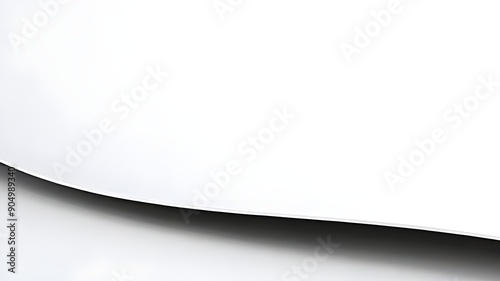 Clean White Background with Minimalist Black Details for Professional Presentations