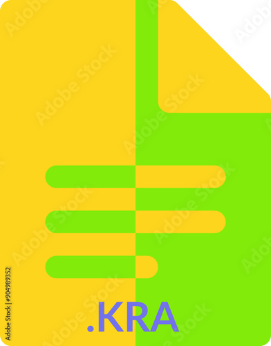 KRA icon 2 color combination mixture