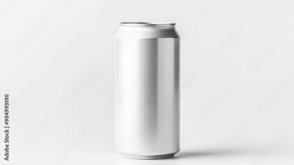 Blank can aluminum mockup design for beverage or soft drink. Neural network ai generated art Blank can aluminum mockup design for beverage or soft drink. Neural network ai generated art