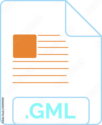 GML File icon minimal photo