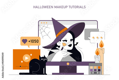 Halloween. Flat Vector Illustration