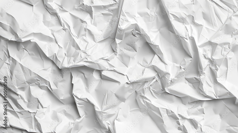 Texture of creased white tissue paper background Texture of creased white tissue paper background