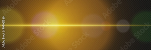 
Lens flash of light. Glowing highlight of the line. On a transparent background.
