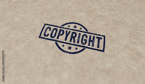 Copyright stamp and stamping