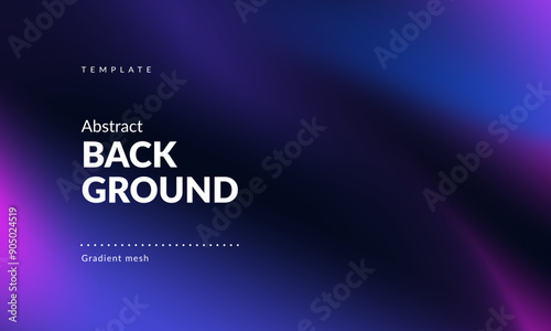 Abstract liquid background for landing pages, ad web banners, social media, covers website, headers posts. Gradient mesh. Fluid color blend. Blurred colorful mix. Modern design template. Vector EPS
