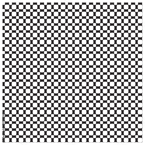  black and white seamless vector pattern design with modern geometric elements